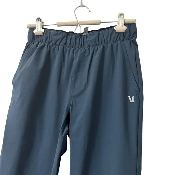 Vuori Fleet Athletic Pants Blue Hiking Outdoor Mens Nylon Size Small